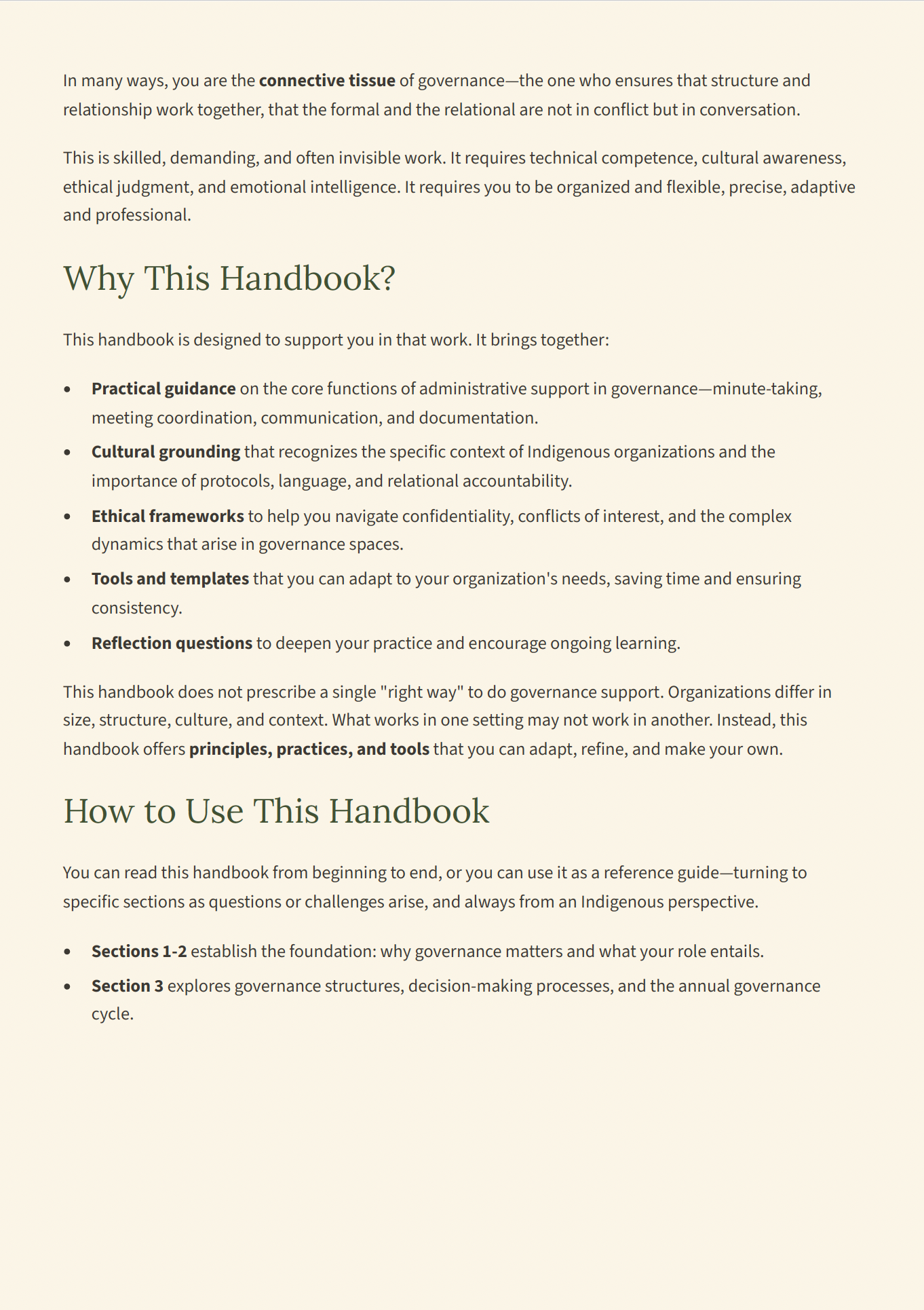 Why This Handbook? and How to Use This Handbook